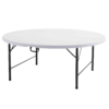 Table ronde pliante Ø 180 cm - 10 personnes