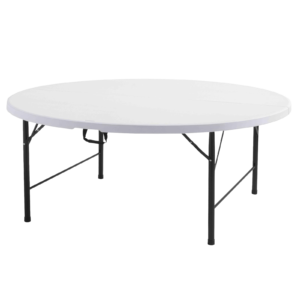 Table ronde pliante Ø 180 cm - 10 personnes